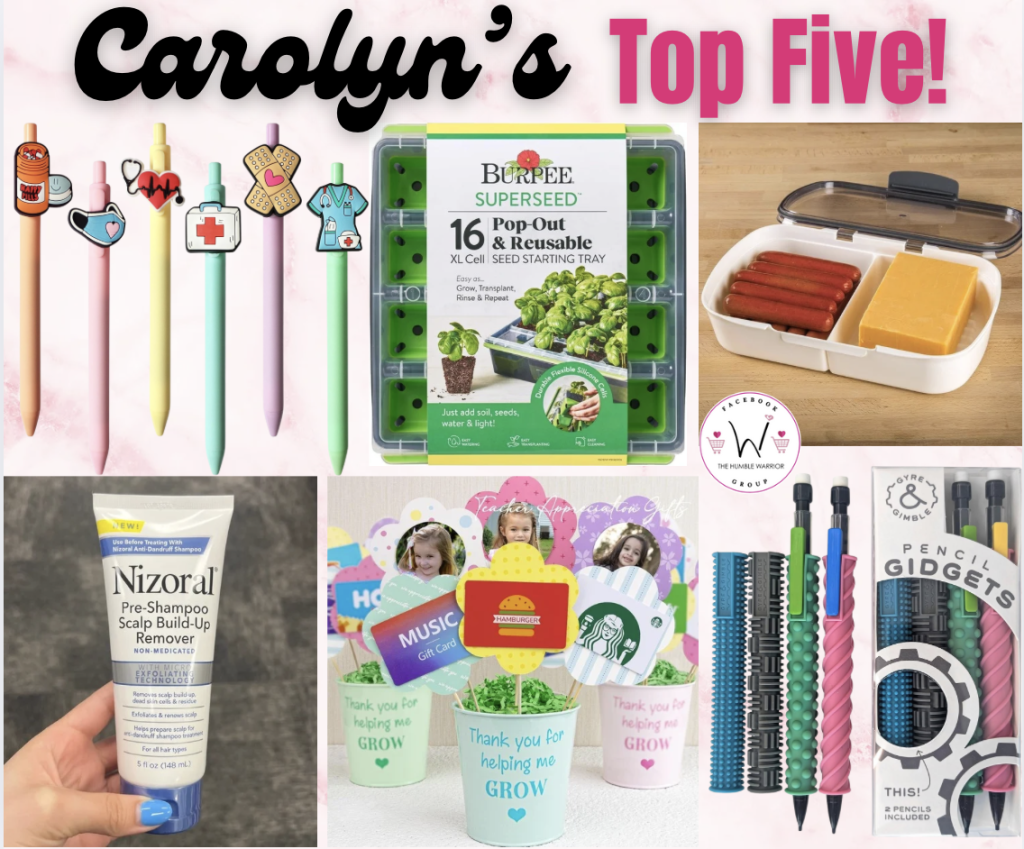 Carolyn’s Top Five!